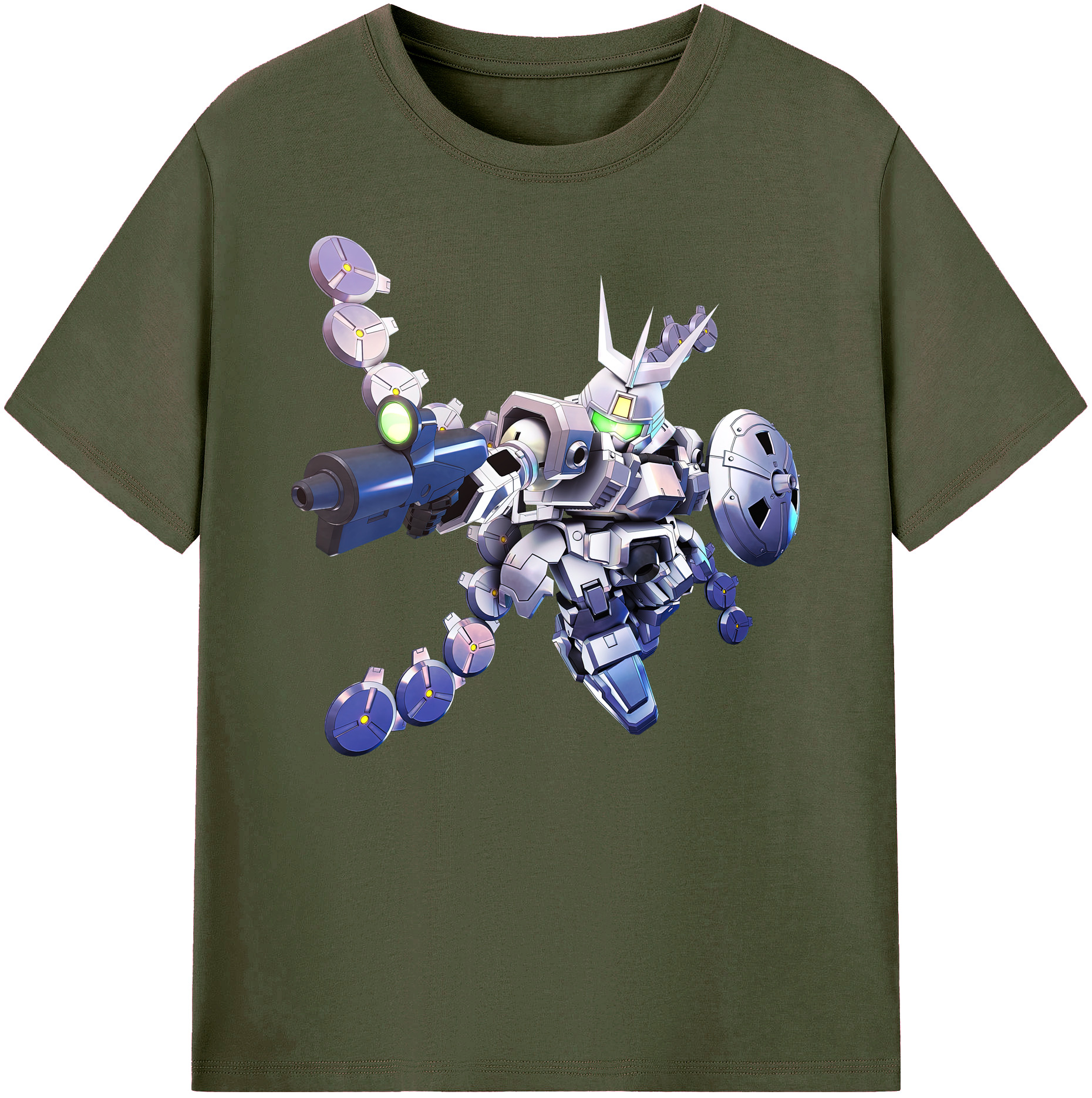 （画像用） 機動戦士ガンダム Mobile Suit Gundam 綿100％ メンズ半袖Tシャツ｜肌触りやわらか＆通気性